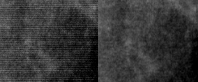 The power spectrum of a noisy image